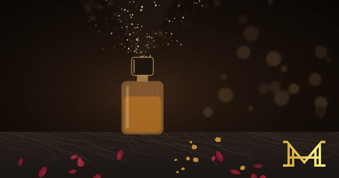Parfümflakon mit Tipps, wie Parfum länger auf der Haut hält